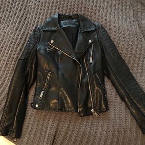 NEVER WORN ZARA LEATHER JACKET!!